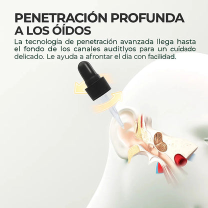 Gotas para el cuidado de los oídos para el dolor de y zumbidos