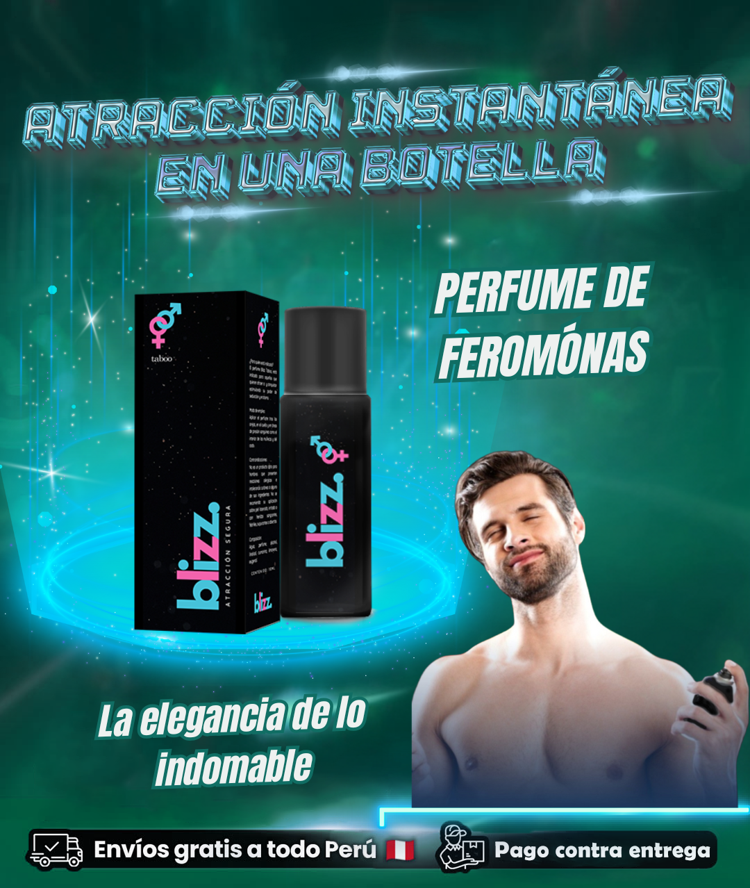 BLIZZ - PERFUME FEROMONAS PARA HOMBRE